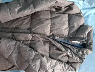 Chaqueta niño gris acolchada