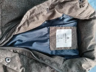 Chaqueta niño gris acolchada