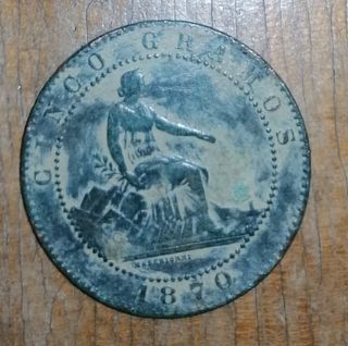 Moneda Española 1870