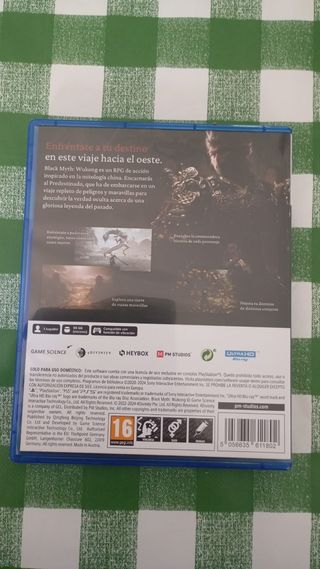Cambio Black Myth Wukong PS5 por Kingdom Come 2