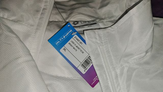 Chaqueta Lotto 3XL Blanco/Negro Diseño