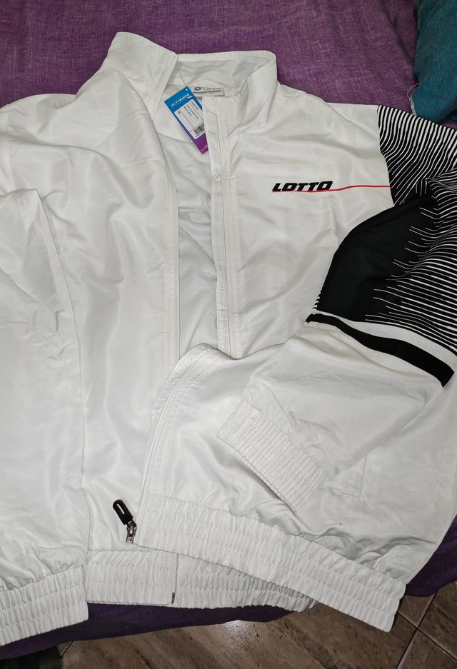 Chaqueta Lotto 3XL Blanco/Negro Diseño