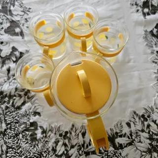 Juego Jarra y Vasos Limones