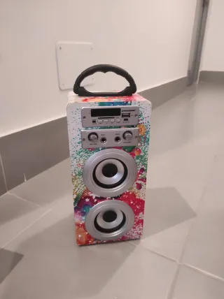 Altavoz Bluetooth Portátil Multicolor