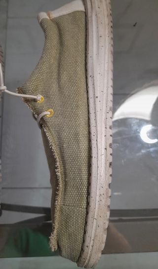 Scarpe Hey Dude n. 43 colore verde.