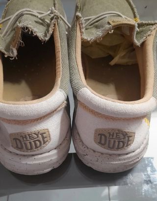 Scarpe Hey Dude n. 43 colore verde.