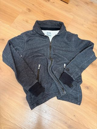 Sudadera Nike gris jaspeada