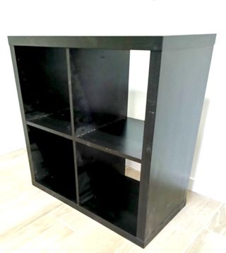 Estantería Kallax 4 huecos negra