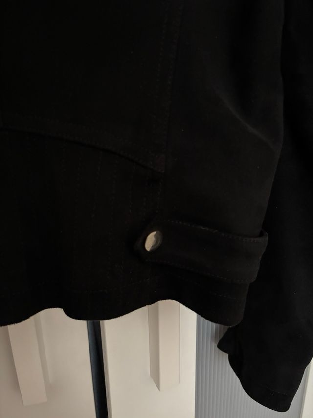 Chaqueta Morgan efecto ante negra Talla M