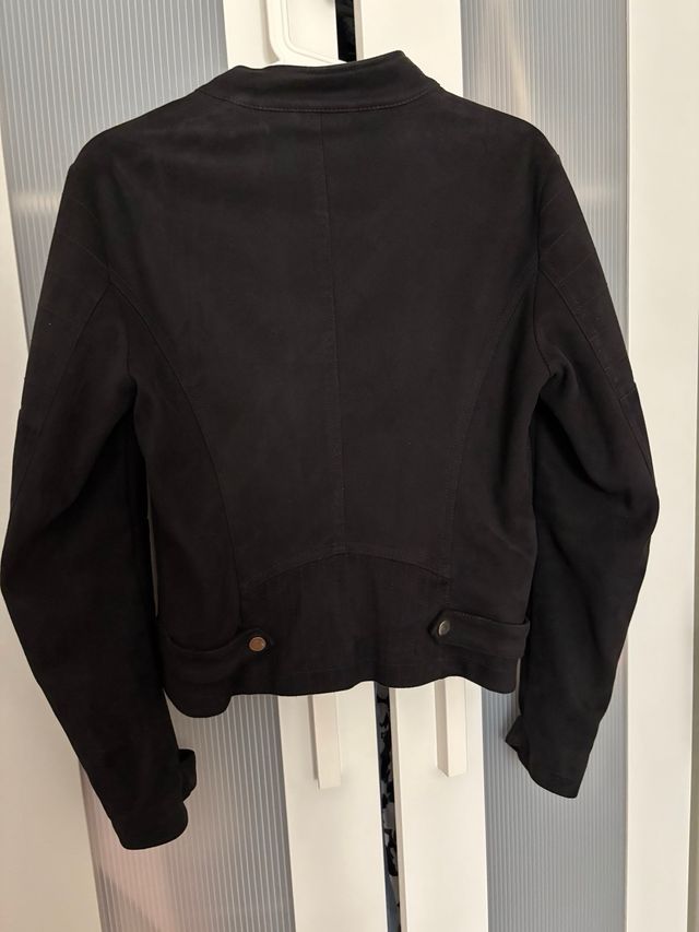 Chaqueta Morgan efecto ante negra Talla M