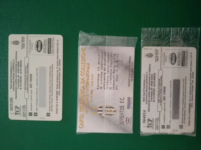Schede telefoniche Juventus F.C. rare