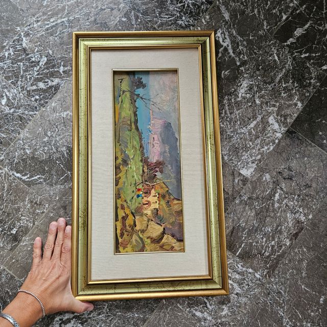 Quadro ad Olio con Cornice