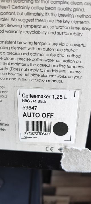 Cafetera Moccamaster Select