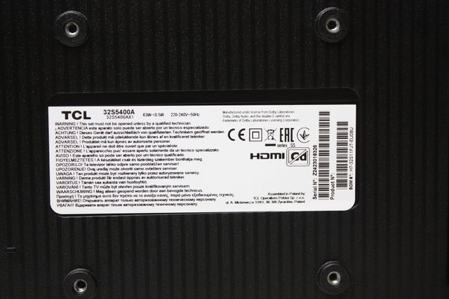 TELEVISOR SMART TV TCL 32S5400A DE 32"72164