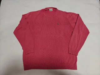 Jersey Lacoste rojo coral talla XL