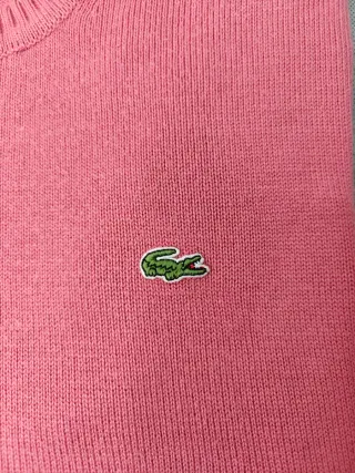 Jersey Lacoste rojo coral talla XL