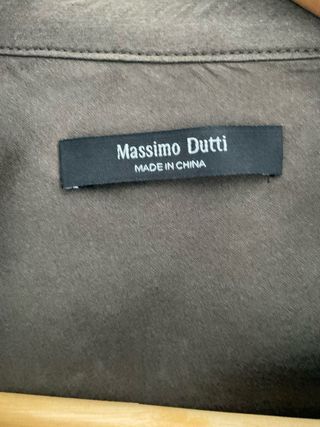 Camisa Massimo Dutti Satén Talla XS