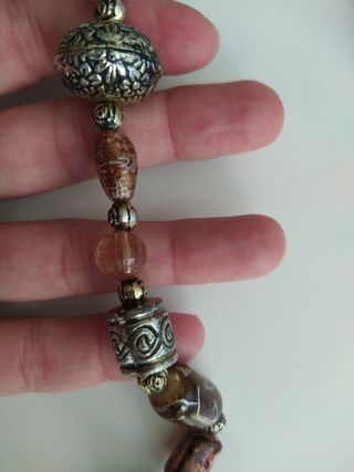 Lote de dos collares y una pulsera 