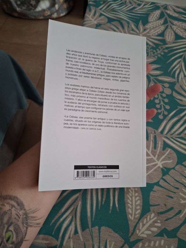 Libro Odisea de Homero