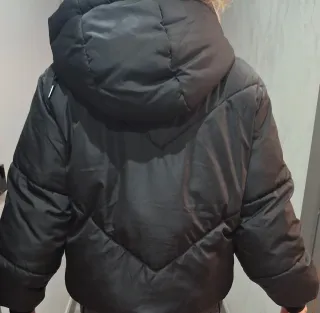 Anorak negro talla M