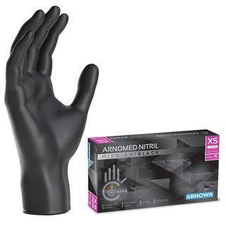 ✨ - Guantes nitrilo negro talla XS, guantes de nit