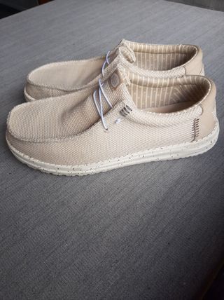 Scarpe Hey Dude beige/panna uomo/donna