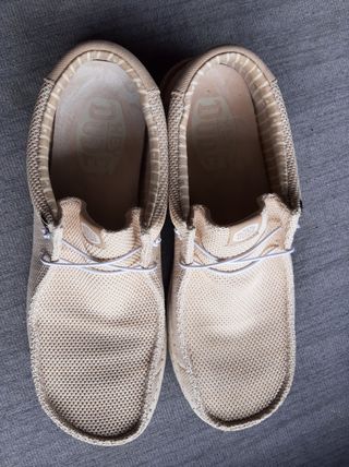 Scarpe Hey Dude beige/panna uomo/donna