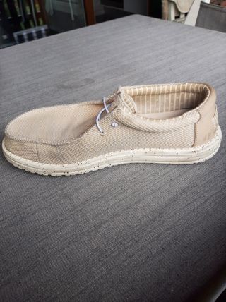 Scarpe Hey Dude beige/panna uomo/donna