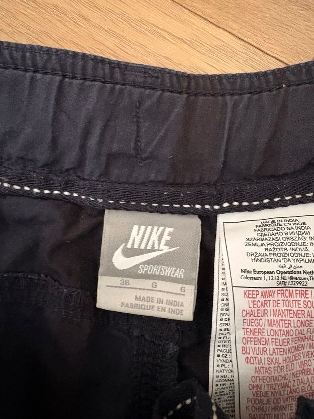 Pantalones cortos Nike vintage negros