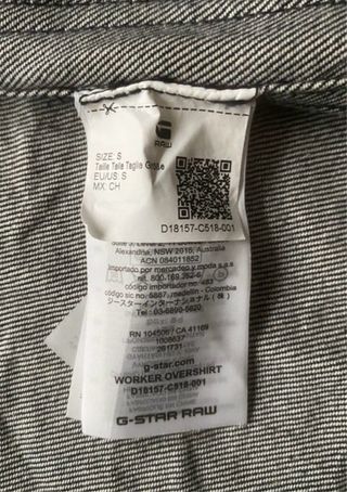Chaqueta vaquera hombre de G-Star Raw (S)