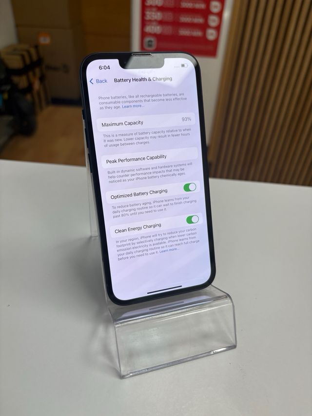 iPhone 13 Negro 128GB - 93% Batería