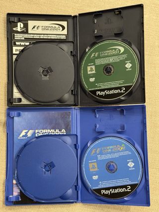 Lote Formula One 2001 y 2002 de PS2 