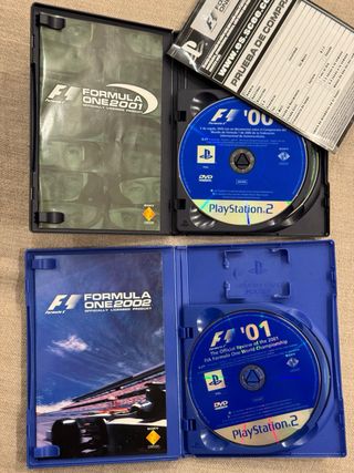 Lote Formula One 2001 y 2002 de PS2 