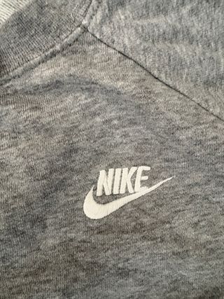 Sudadera Nike Vintage Negra y Gris