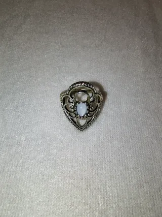 Anillo Plata Antigua Madre Perla