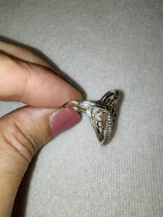 Anillo Plata Antigua Madre Perla