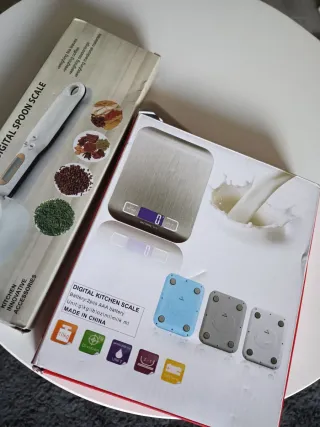 Báscula Digital Cocina + Báscula Cuchara de regalo