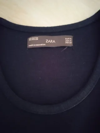 Vestido negro Zara sin mangas