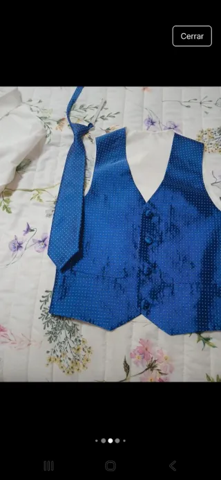 Traje de comunión cadete niño talla 9