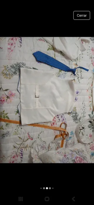 Traje de comunión cadete niño talla 9