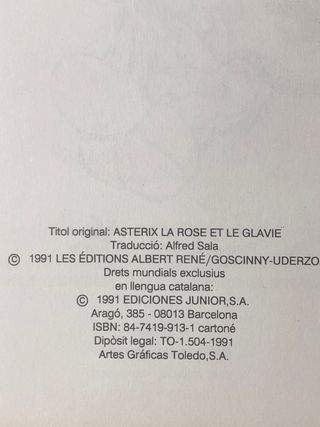 ASTERIX en català - 2 libros