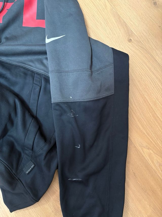 Sudadera Nike NFL ATL Gris y Negra