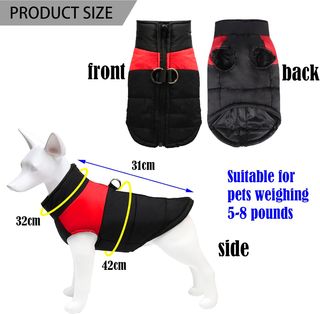✨ - BDSHUNBF Chaqueta de Invierno para Perros, Abr
