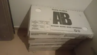 Plaqueta Rectificada AB Pasta Blanca.