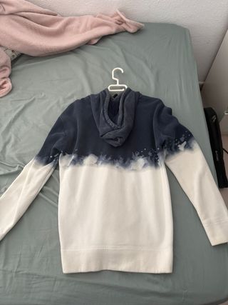 Sudadera Hollister Azul y Blanca Tie-Dye