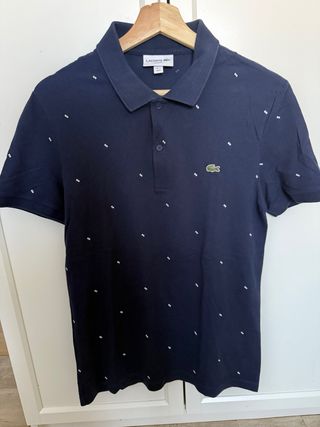 Polo Lacoste Azul Talla M