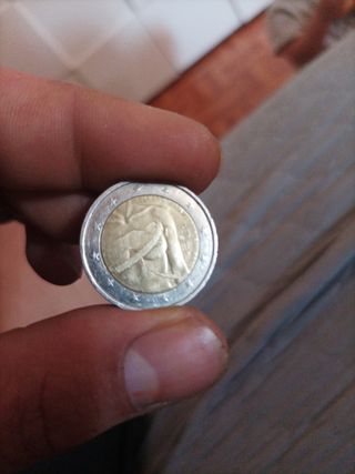 Moneda 2 euros 25 aniversario Du Ruban Rose