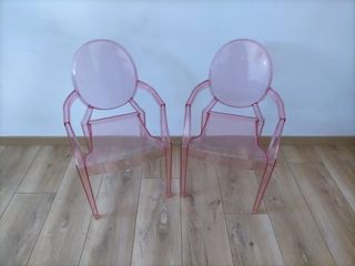 2 sedie per bambini LouLou Ghost Philippe Starck