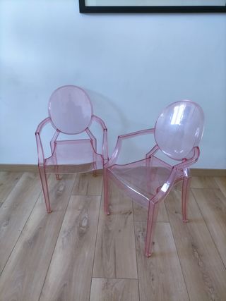 2 sedie per bambini LouLou Ghost Philippe Starck