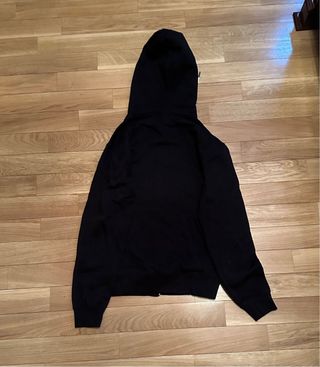 Sudadera Champion Negra con Cremallera